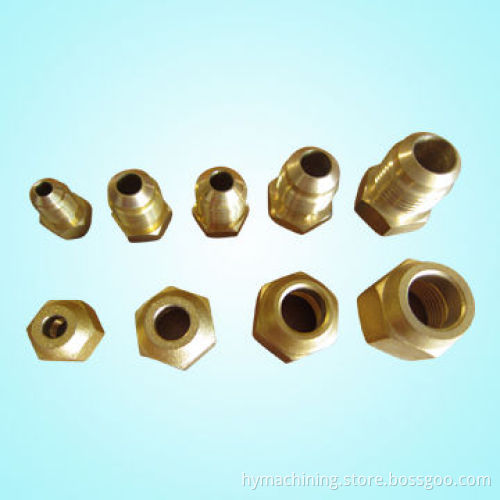 Copper and brass pipe fitting, forged and machining crafts